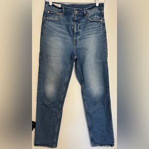 Gap cheeky straight high rise, 30 inseam, size 10 tall.